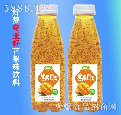 好夢優(yōu)果有肉芒果味果汁飲品330ml